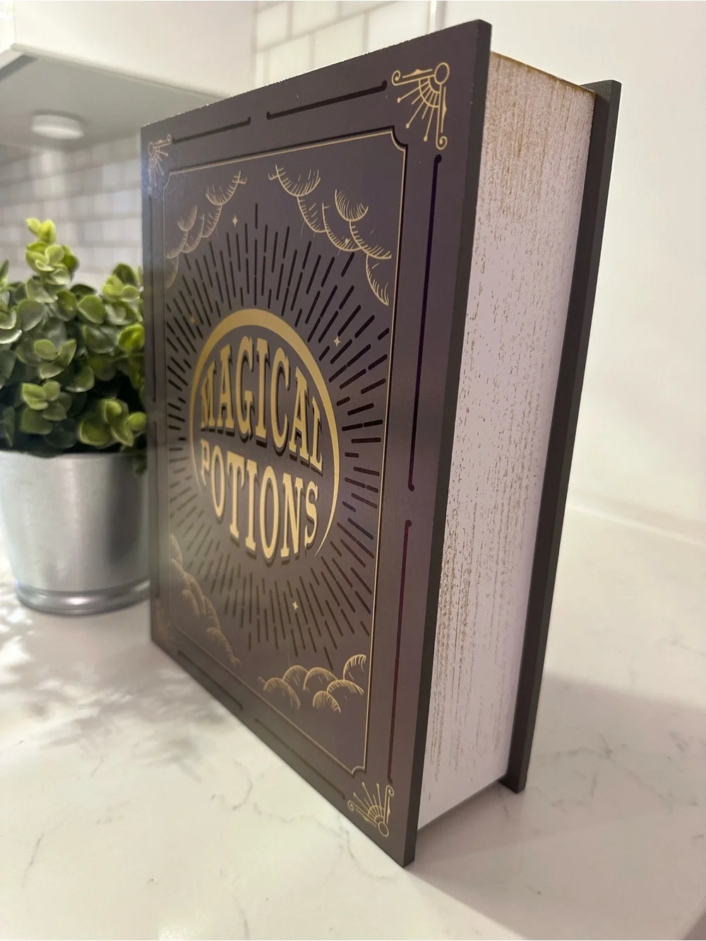 Target Bullseye Playground Halloween 2026 Wood Book Decor - Magical Potions